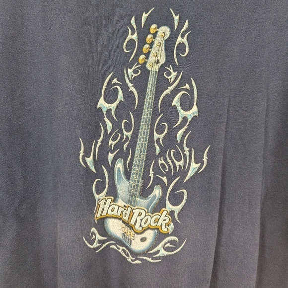 Vintage Hard Rock Cafe Guitar Flames rock and roll tshirt mens XL - Picture 6 of 7